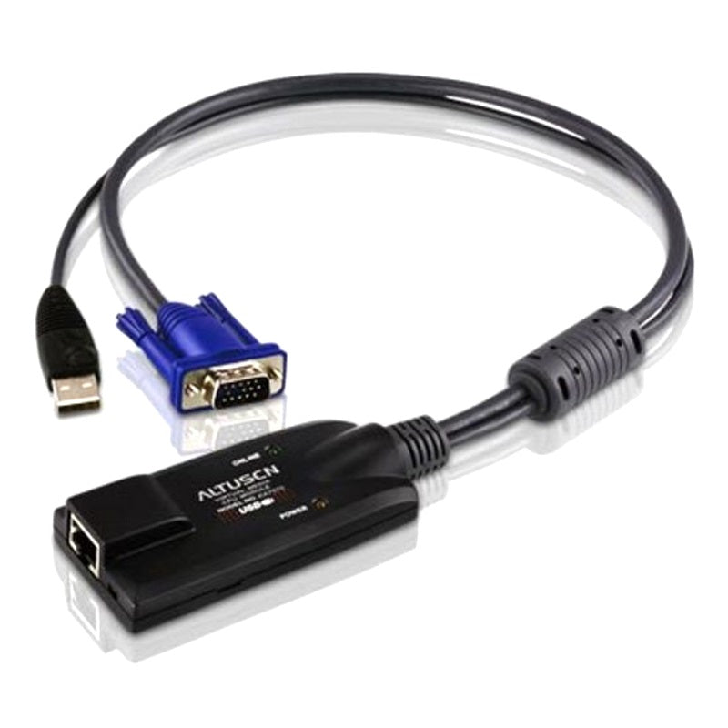 Aten KVM Cable Adapter with RJ45 to VGA & USB to suit KH15xxA, KH25xxA, KL15xxA series Aten KVM Cable Adapter with RJ45 to VGA & USB to suit KH15xxA, KH25xxA, KL15xxA series